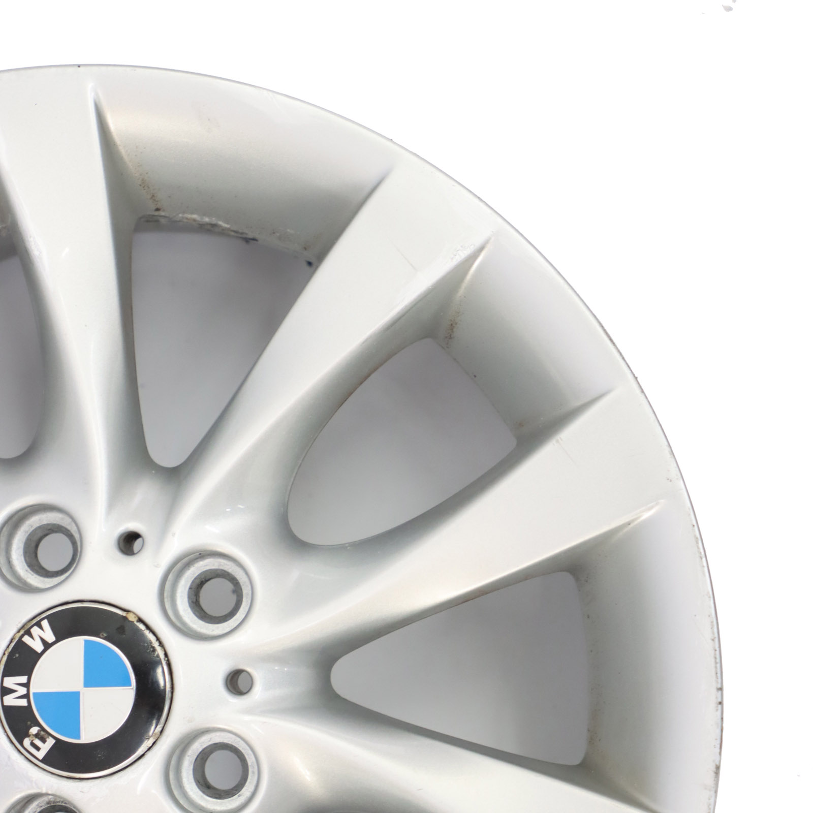 BMW E81 E87 LCI Silber Alu Felge Alufelge 18" V-Speiche 217 8,5J ET:52 6779380