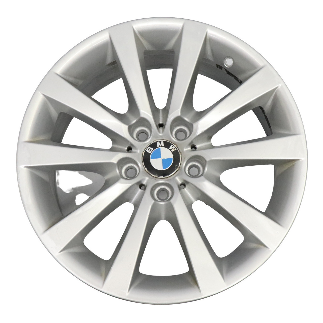 BMW F06 F10 F11 Silber Alu Felge Alufelge 18" V-Speiche 328 8J ET:30 6790173