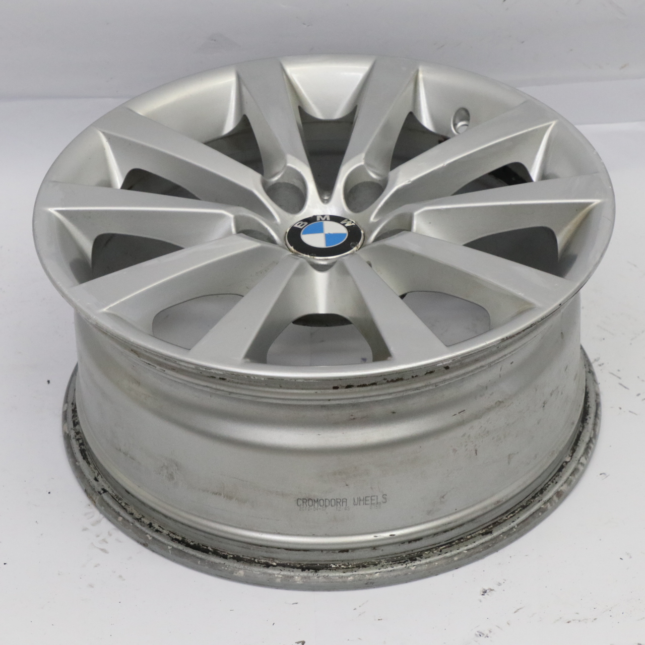 BMW F06 F10 F11 Silber Alu Felge Alufelge 18" V-Speiche 328 8J ET:30 6790173