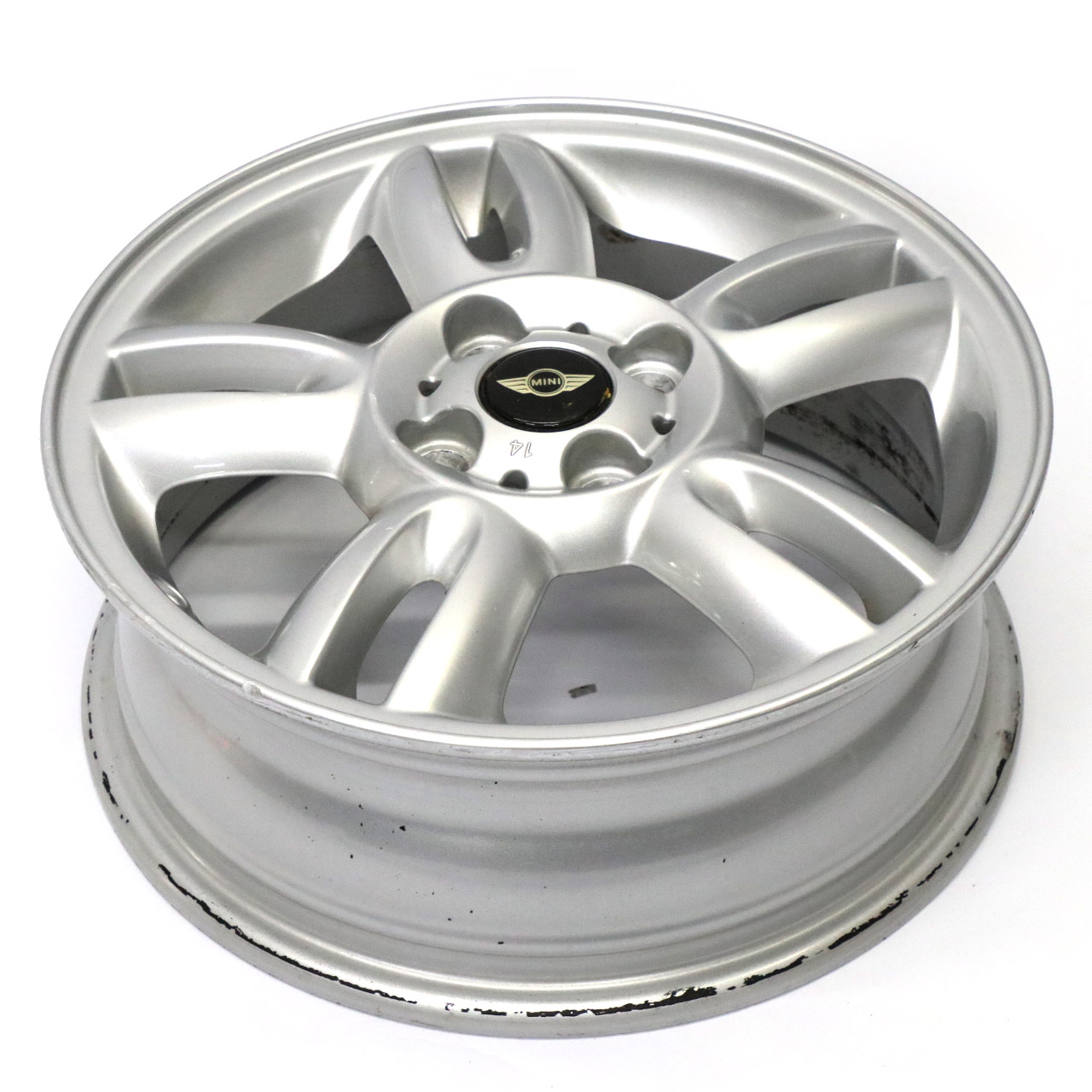 Mini Cooper R55 R56 Silber Alu Felge Alufelge 15" 5,5J 5 Star Twin Spoke 118