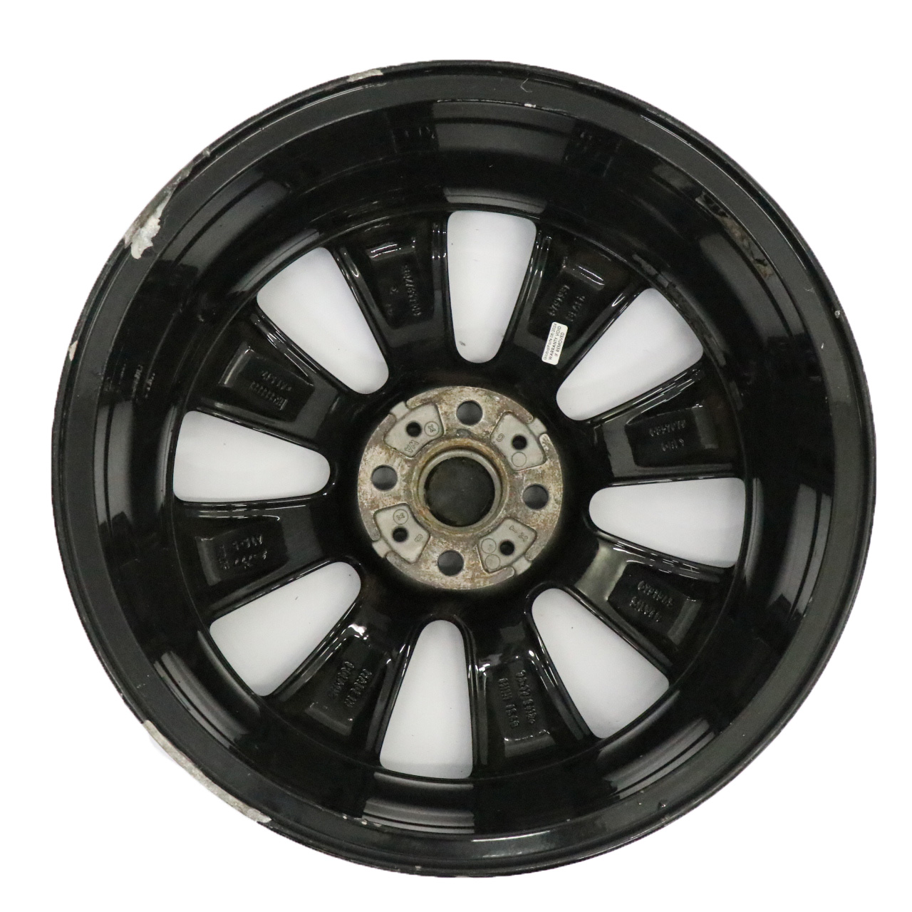 Mini Cooper R55 R56 R57 R58 Black Wheel Alloy Rim 17" ET:48 7J Conical Spoke