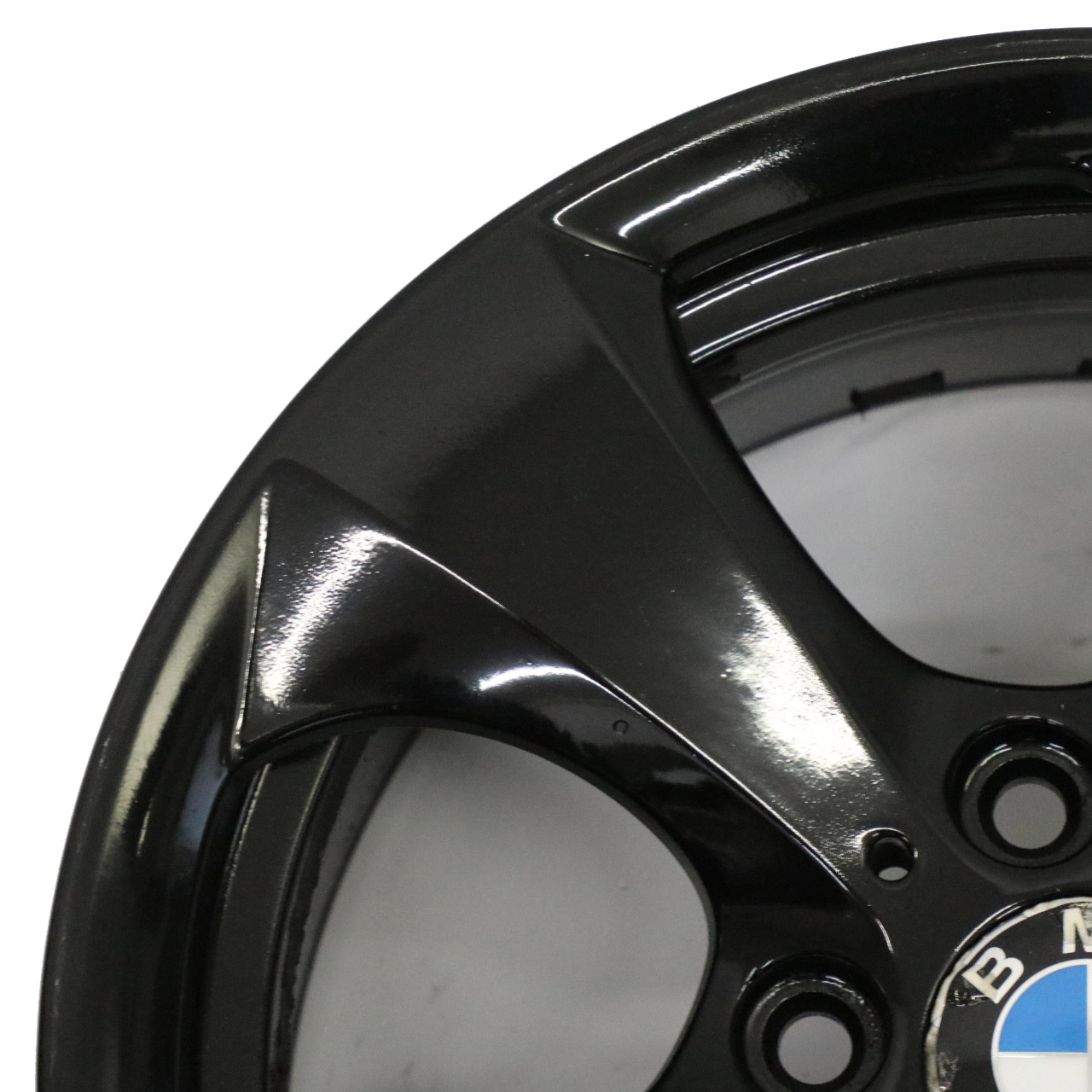 BMW E90 F30 Black Alloy Wheel Rim Left N/S 16" Streamline 306 7J ET:31 6795805