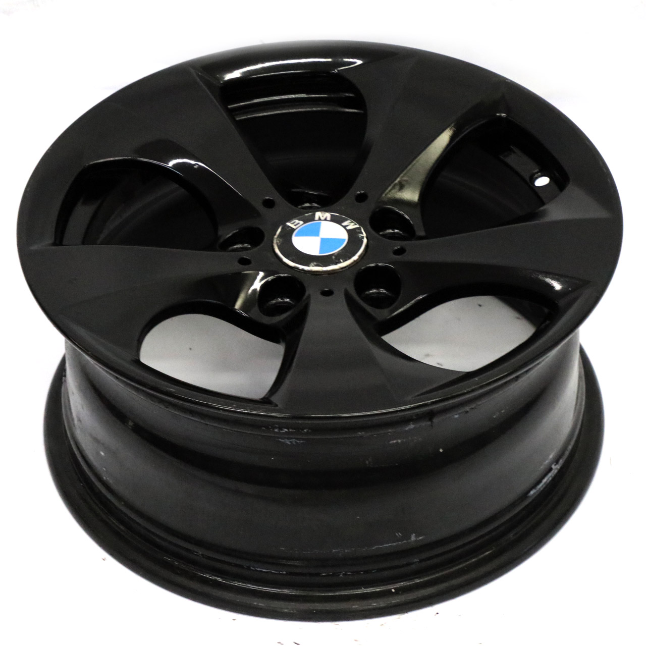 BMW E90 F30 Black Alloy Wheel Rim Left N/S 16" Streamline 306 7J ET:31 6795805