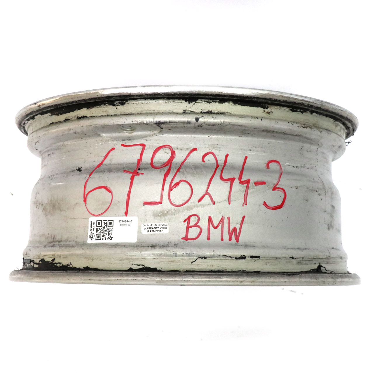 BMW F30 F31 F32 F33 Silver Alloy Wheel Rim 17" 7,5J ET:37 V-Spoke 395 6796244