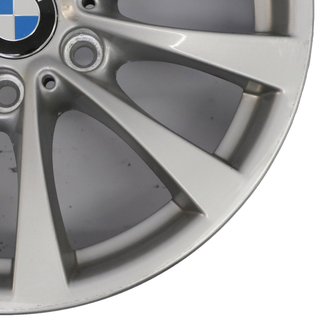 BMW F30 F31 F32 F33 Silver Alloy Wheel Rim 17" 7,5J ET:37 V-Spoke 395 6796244