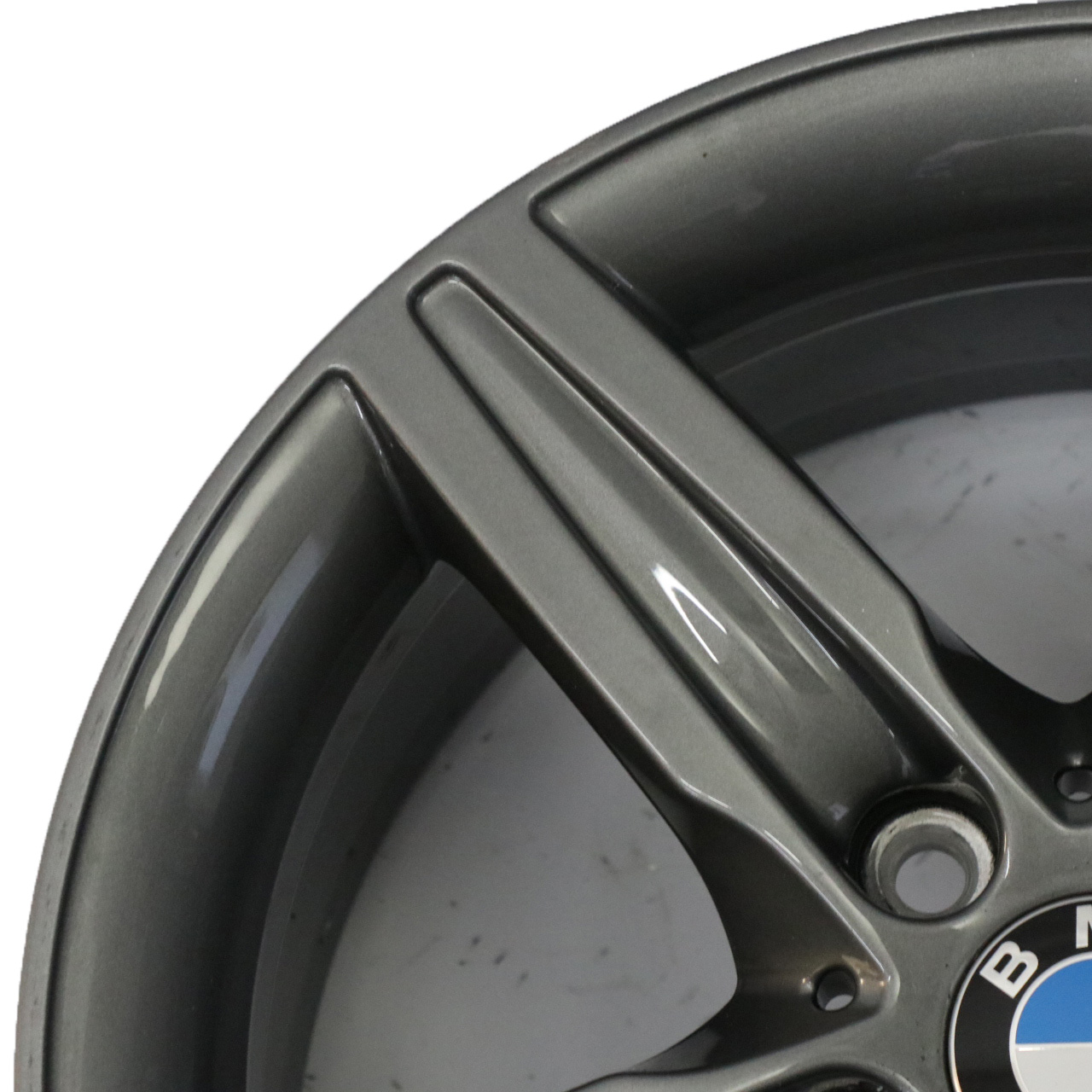 BMW F20 F21 F22 Graue Leichtmetallfelge 17" Sternspeiche 379 ET:43 7,5J 6850151