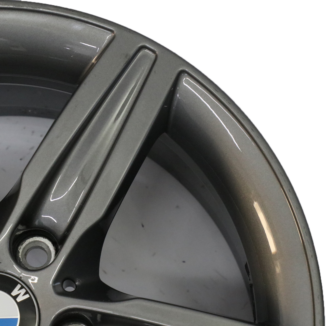 BMW F20 F21 F22 Graue Leichtmetallfelge 17" Sternspeiche 379 ET:43 7,5J 6850151