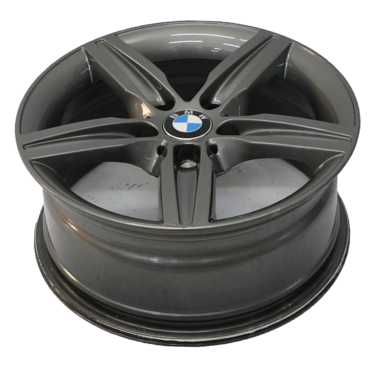 BMW F20 F21 F22 Graue Leichtmetallfelge 17" Sternspeiche 379 ET:43 7,5J 6850151