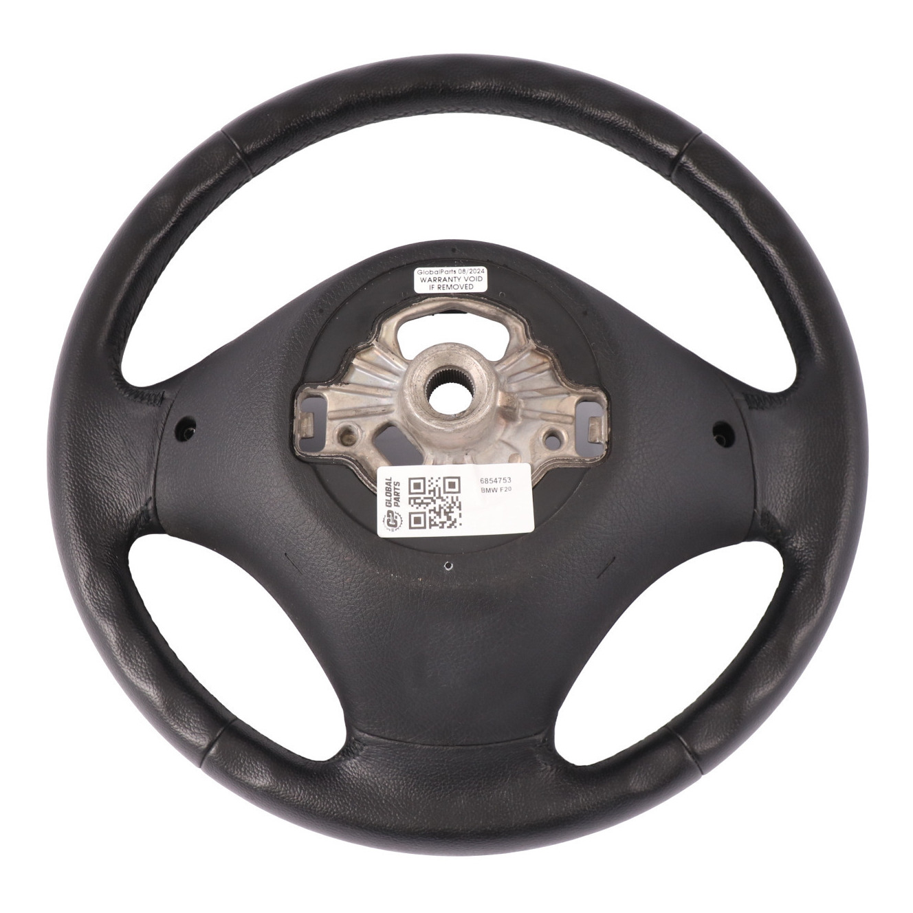 BMW F20 F21 F22 F23 F30 F31 F34 Black Leather Steering Wheel