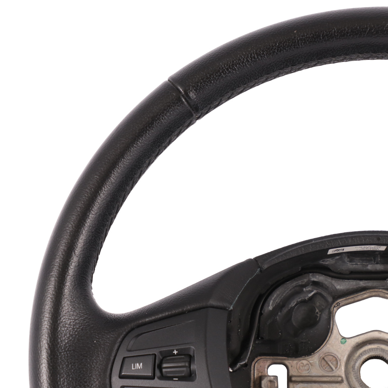 BMW F20 F21 F22 F23 F30 F31 F34 Black Leather Steering Wheel