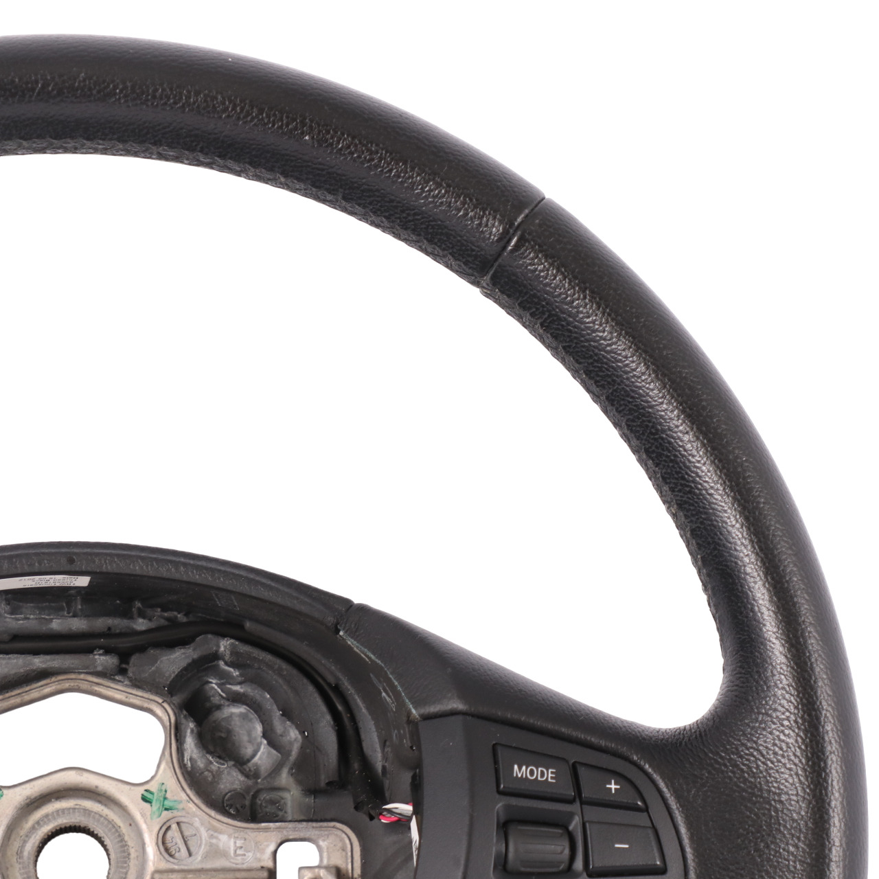 BMW F20 F21 F22 F23 F30 F31 F34 Black Leather Steering Wheel