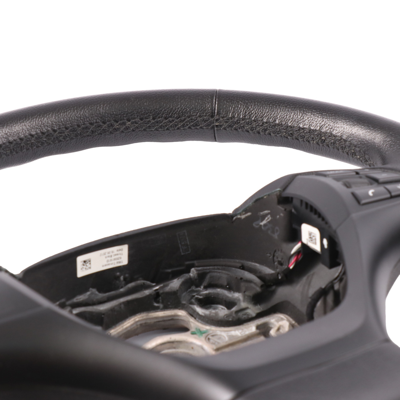 BMW F20 F21 F22 F23 F30 F31 F34 Black Leather Steering Wheel