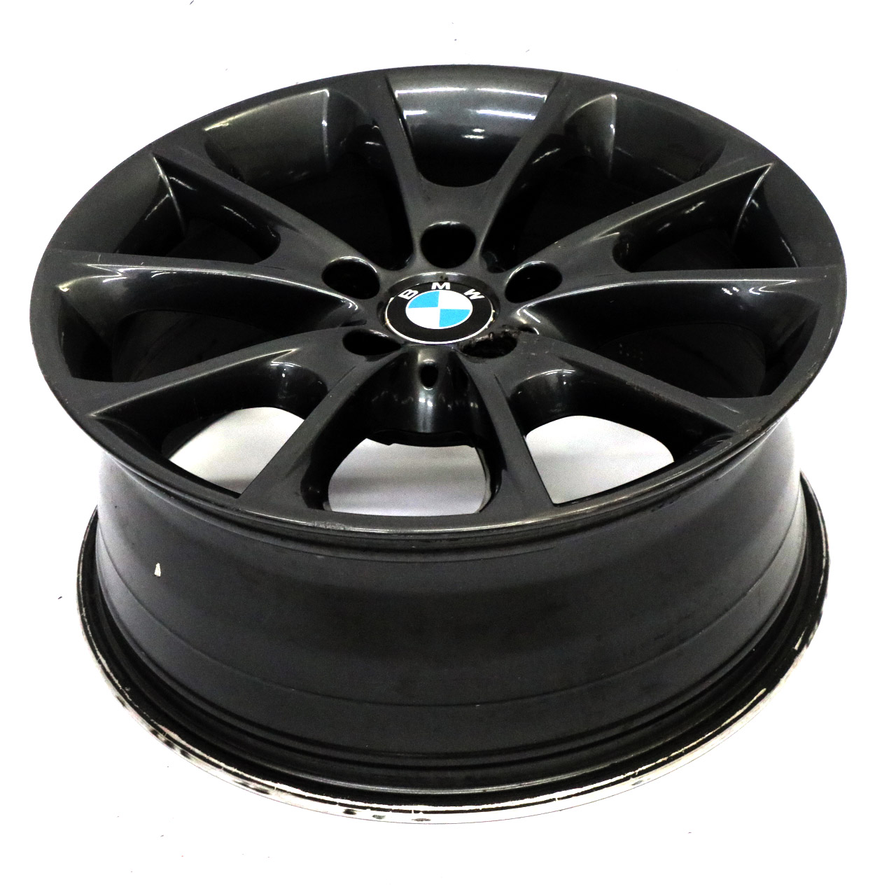 BMW F30 F32 F33 LCI Jante alliage gris 18" 8J ET:34 V-Spoke Styling 398 6874819