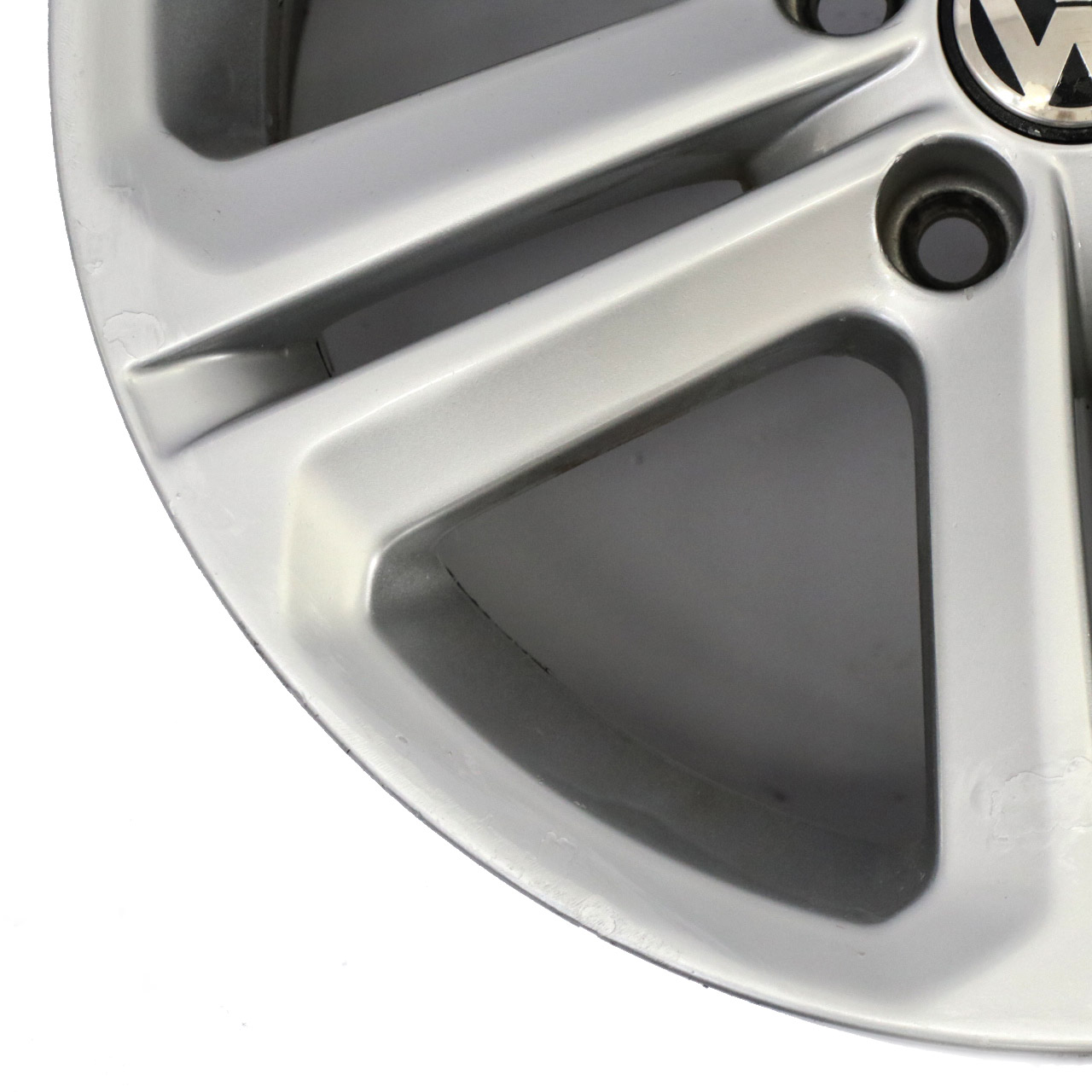 Volkswagen Polo Mk5 6R Silberne Leichtmetallfelge 16" ET:46 7J 6R0601025T