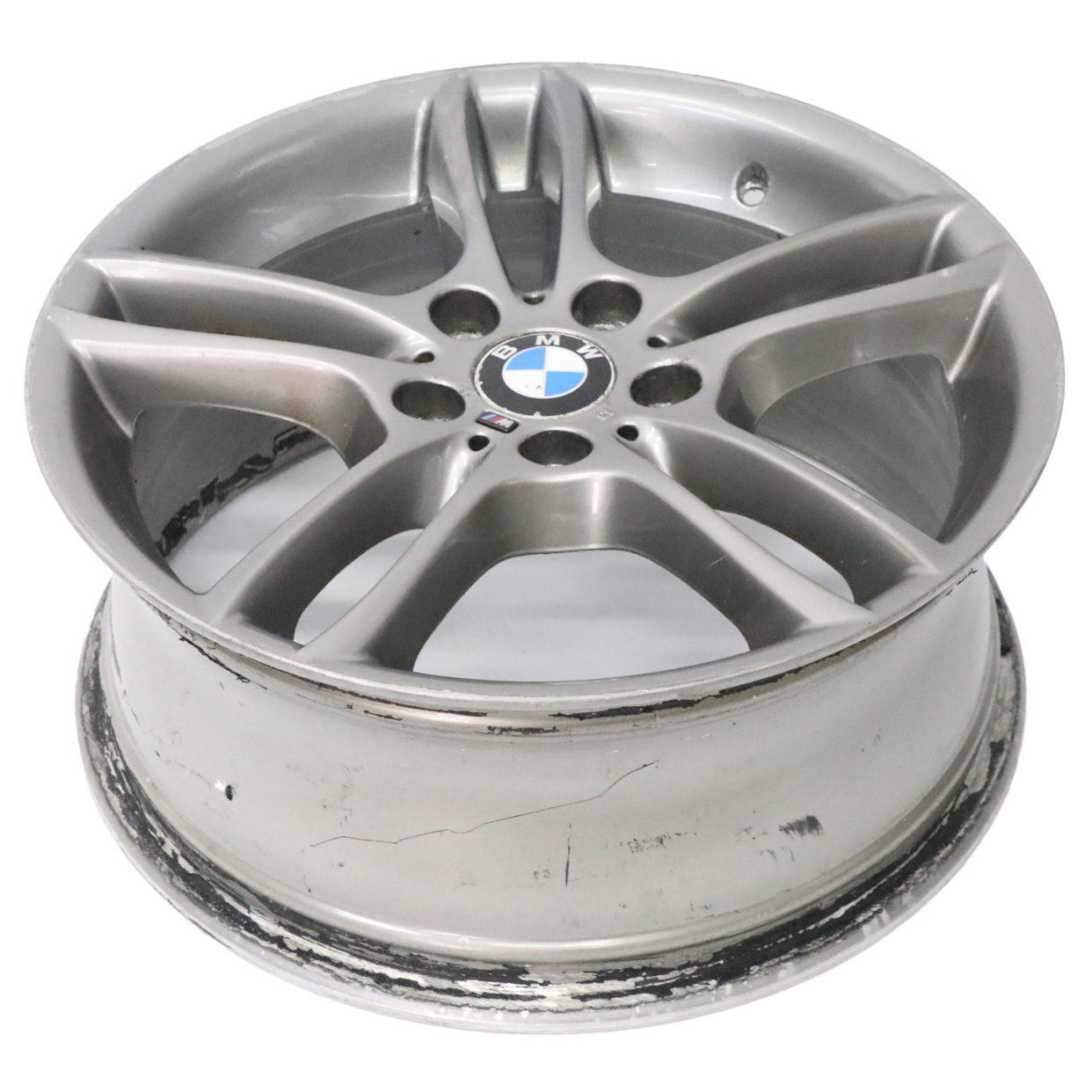 BMW E81 E87 Front Grey Alloy Wheel Rim 18" 7,5J M Double Spoke 261