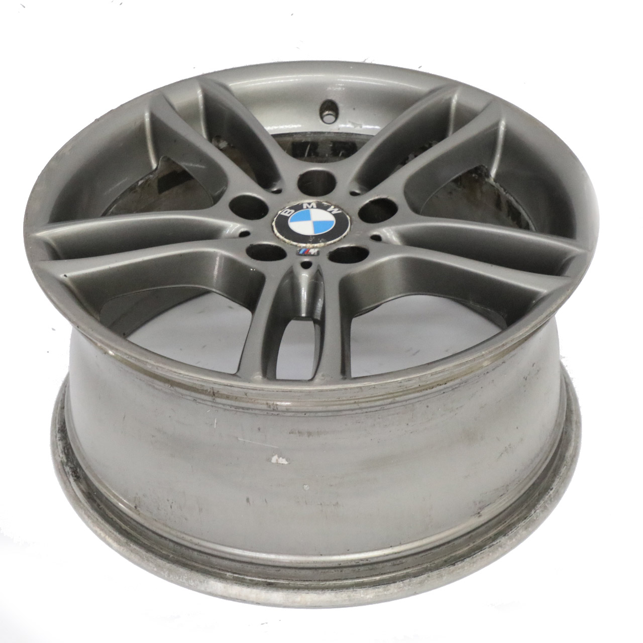 BMW E81 E87 Grau Alu Alufelge Hinten 18" ET:52 8,5J M Doppelspeiche 261 7842608