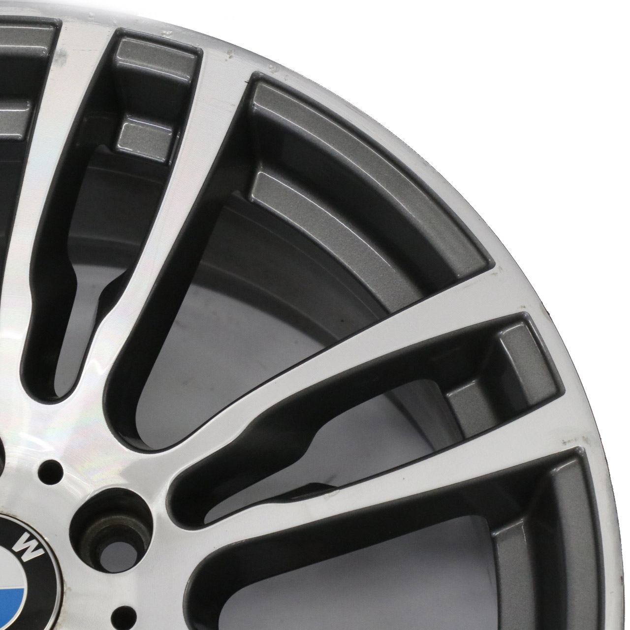 BMW F30 F31 Rear Silver Alloy Wheel Rim 19" ET:47 8,5J M Star Spoke 403 7845883