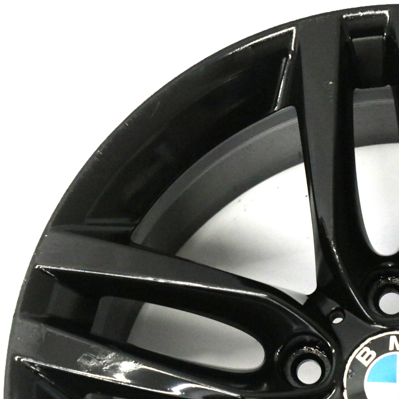 BMW F20 F21 Jante arrière alliage noir 18" ET:52 8J M Double Spoke 461 7846785