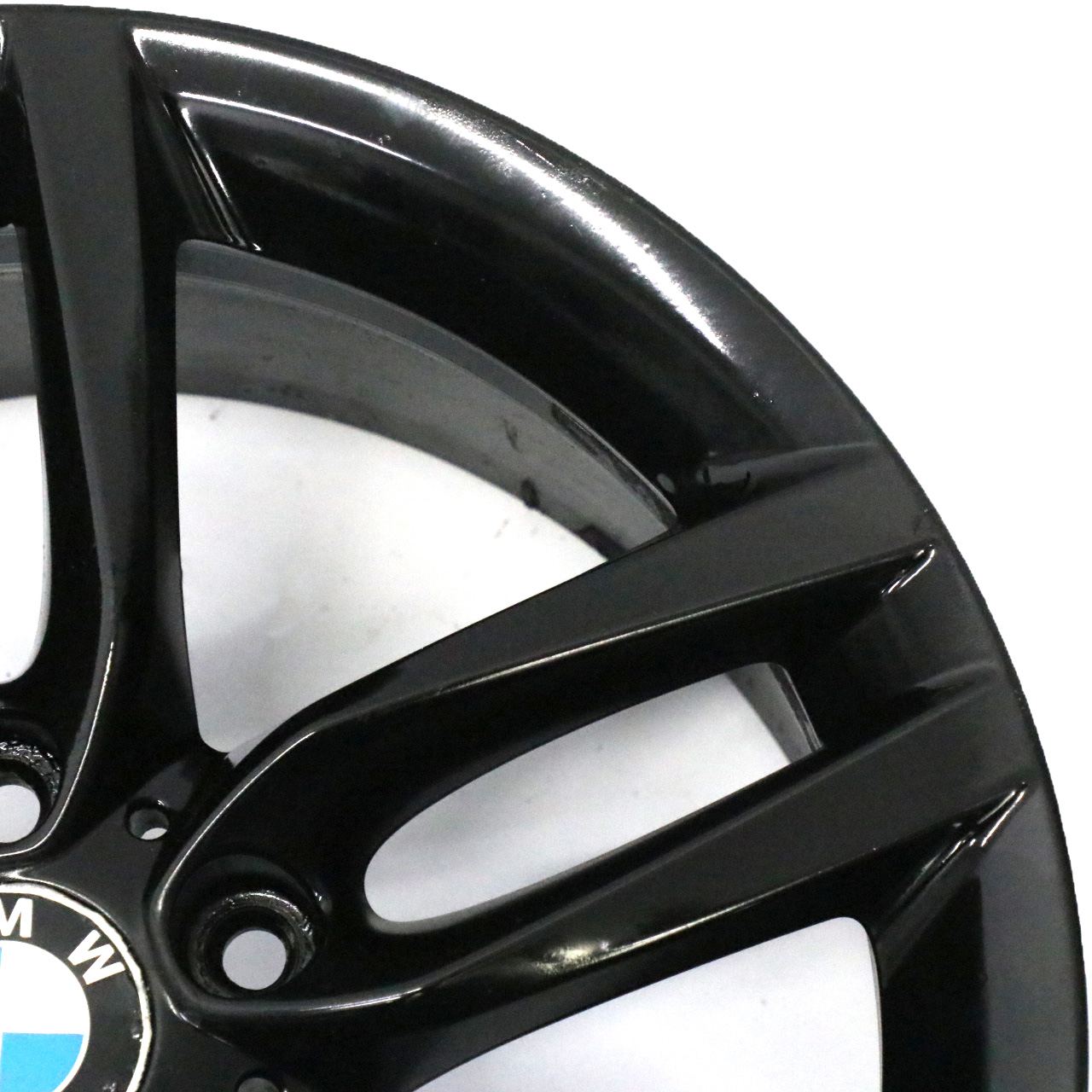 BMW F20 F21 Jante arrière alliage noir 18" ET:52 8J M Double Spoke 461 7846785