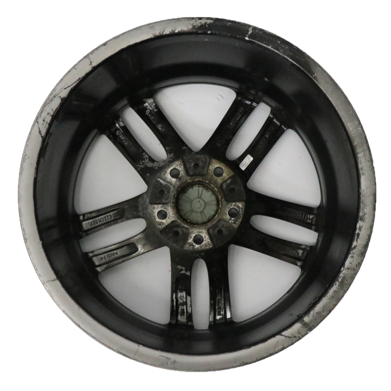 BMW F20 F21 Jante arrière alliage noir 18" ET:52 8J M Double Spoke 461 7846785