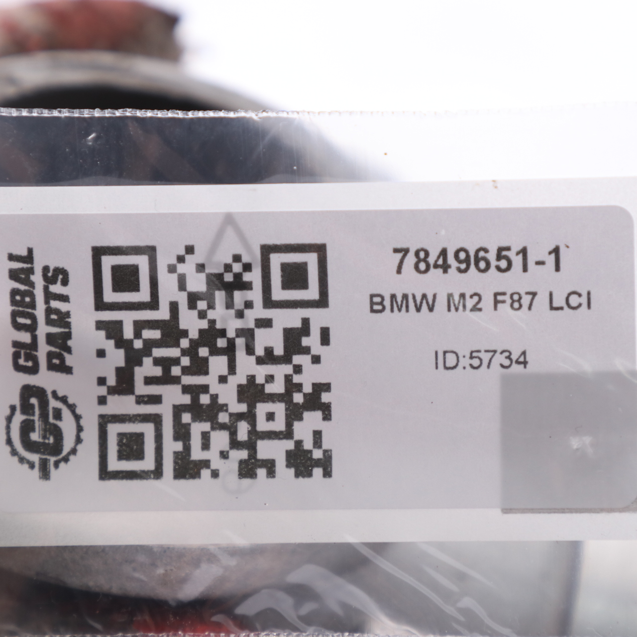 BMW F87 M2 F80 M3 F82 F83 M4 S55 4-6 Zyl Turbolader Ladeluftrohr 7849651