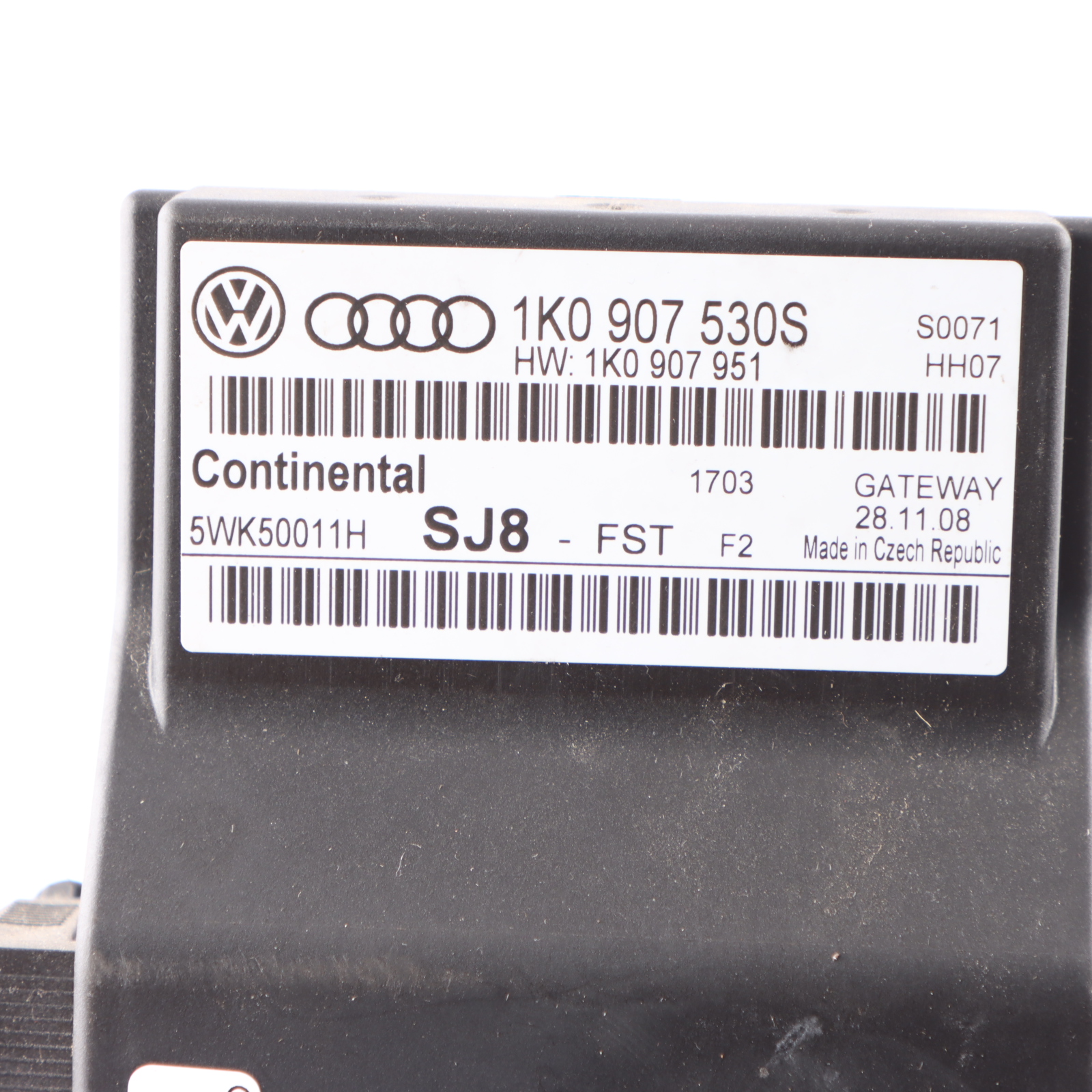 VW Tiguan 5N Central Gateway Steuergerät Modul Relais ECU 1K0907530S