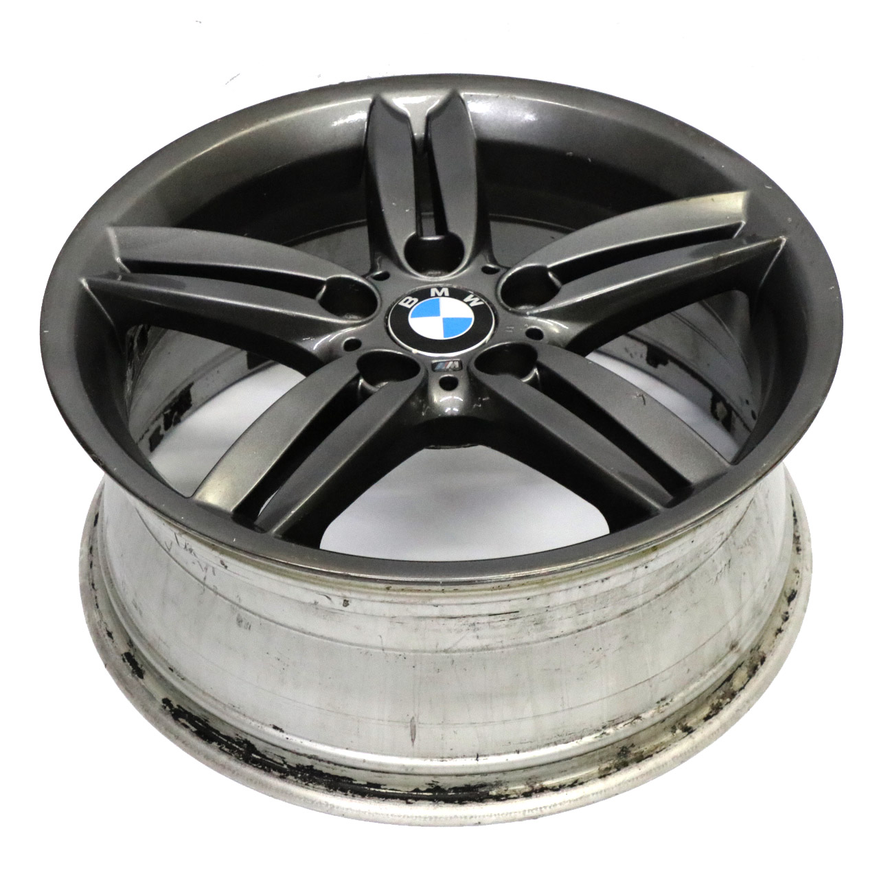 BMW E81 E87 Jante avant alliage gris 18" 7,5J M ET:49 Double Spoke 208 8036939