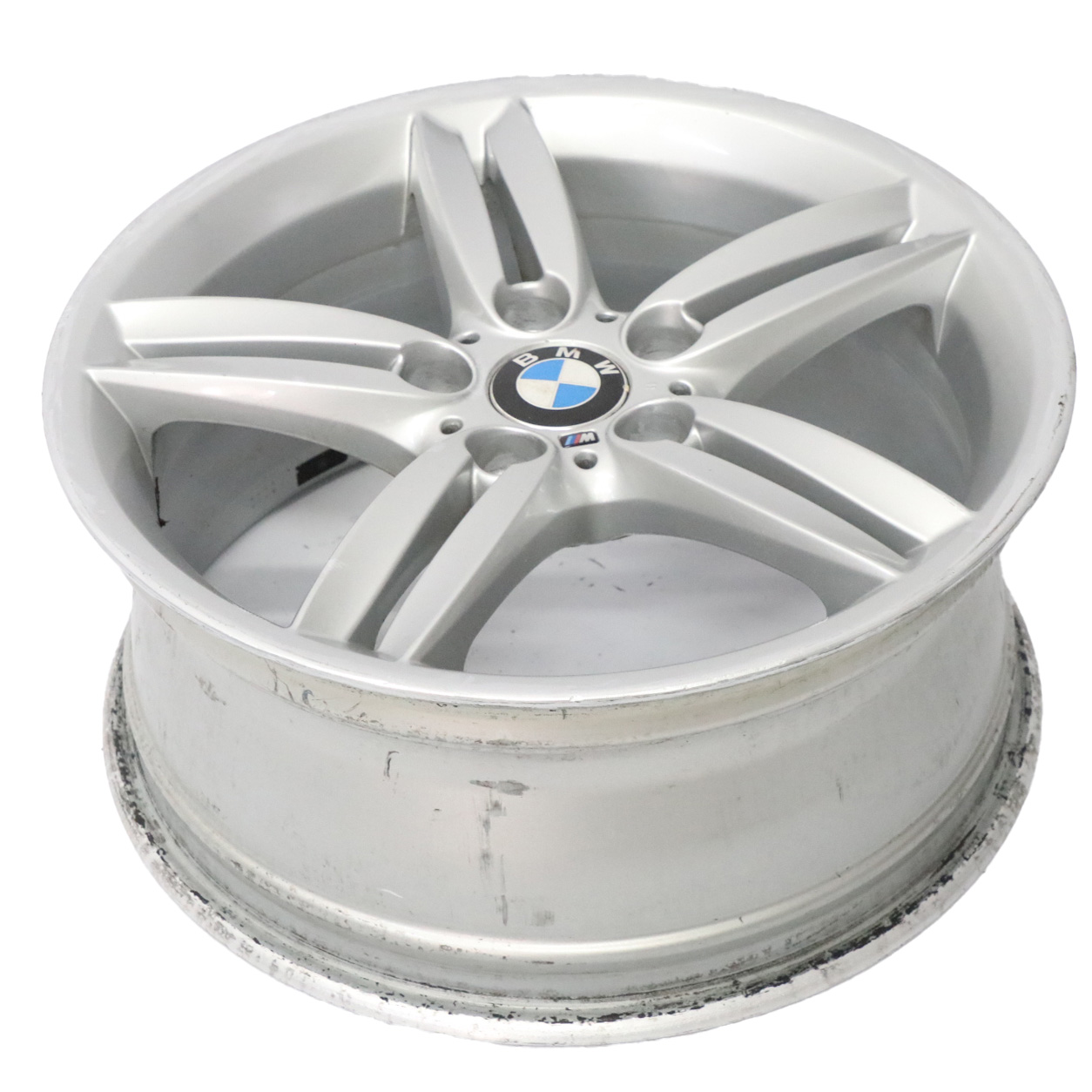 BMW E81 E87 Silver Rear Alloy Wheel Rim 18" M double Spoke 208 8J