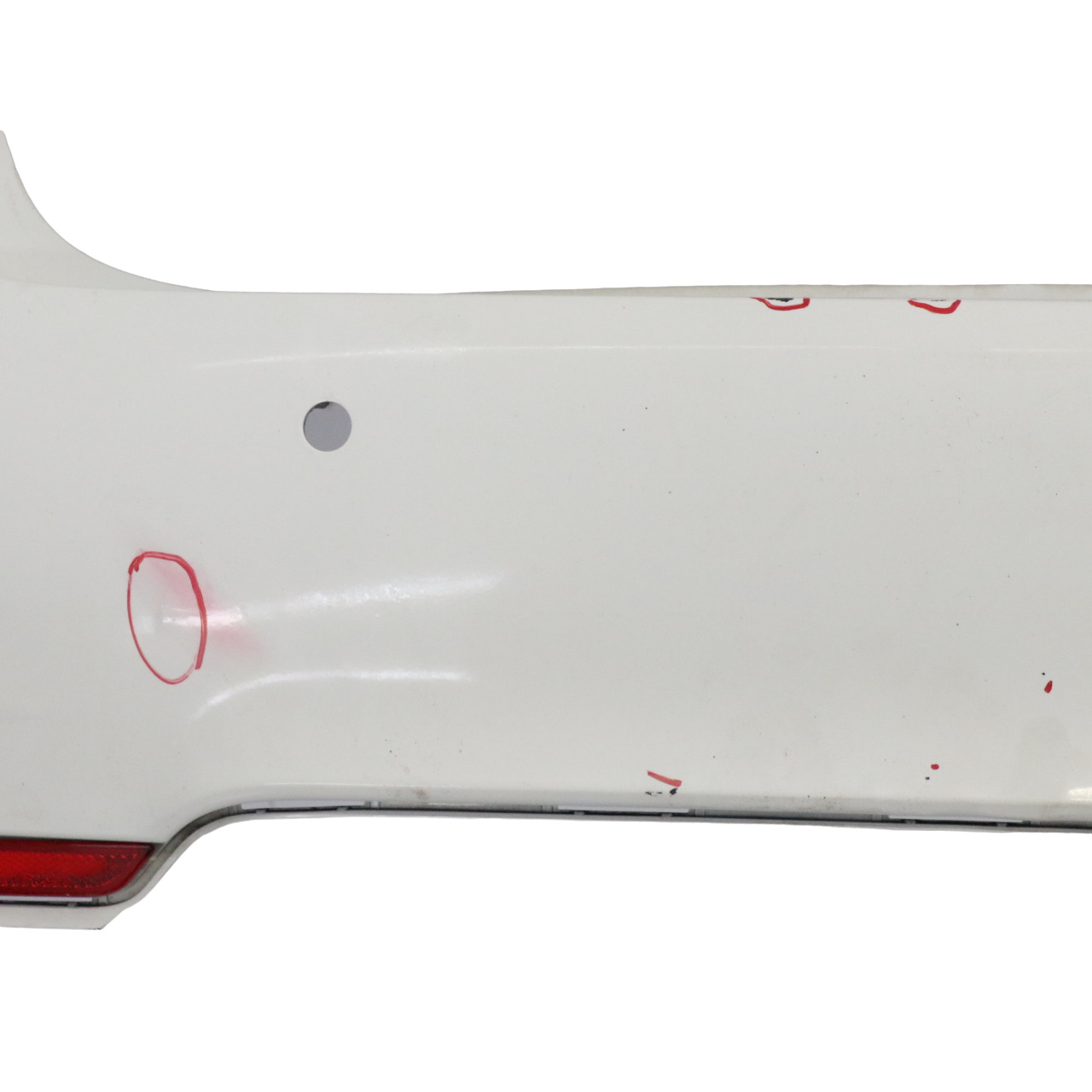 BMW F32 F33 M Sport Rear Bumper Trim Panel PDC Alpinweiss Alpine White - 300