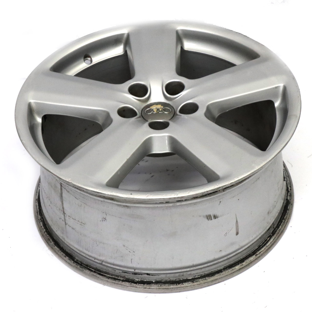 Audi A4 B7 Silberne Leicht Metall Felge 18" ET:43 8J 8E0601025AK