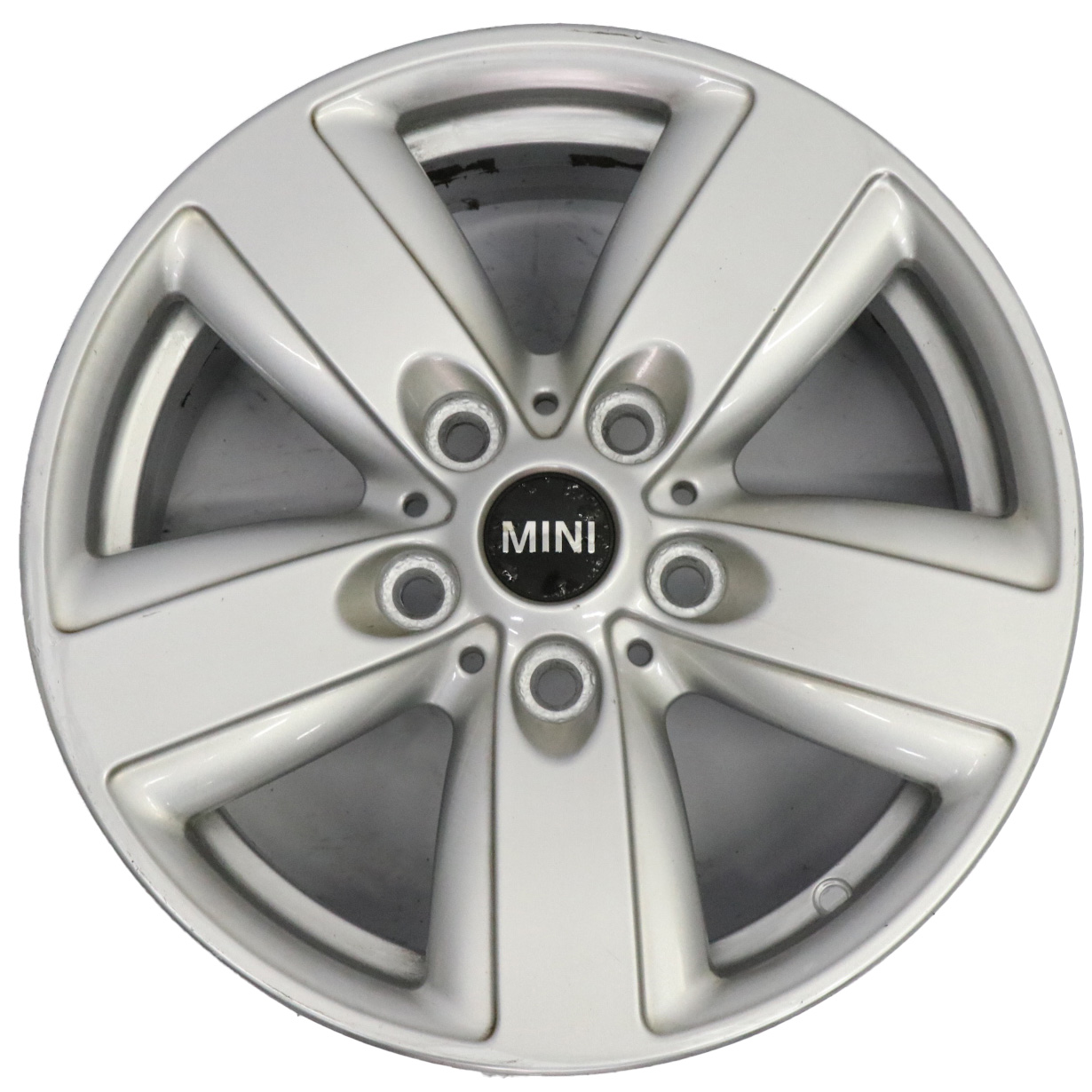 Mini R60 Silberne Leichtmetallfelge 16" 6,5J ET:46 5 Star Air Spoke 140 9811729