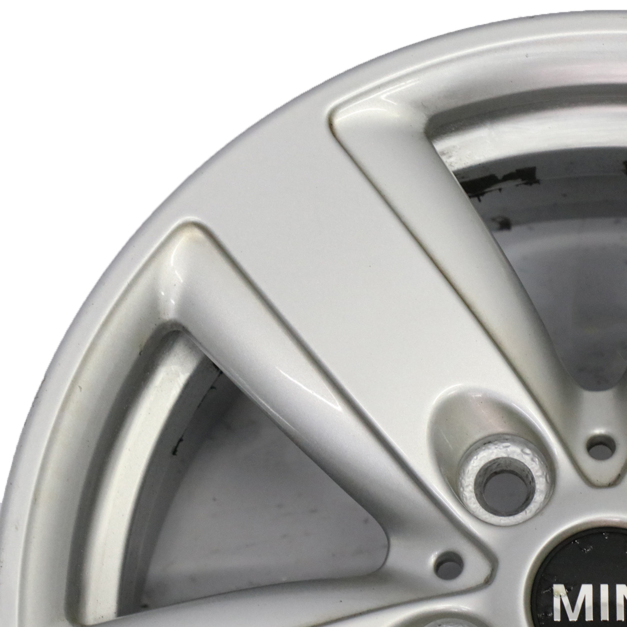 Mini R60 Silberne Leichtmetallfelge 16" 6,5J ET:46 5 Star Air Spoke 140 9811729