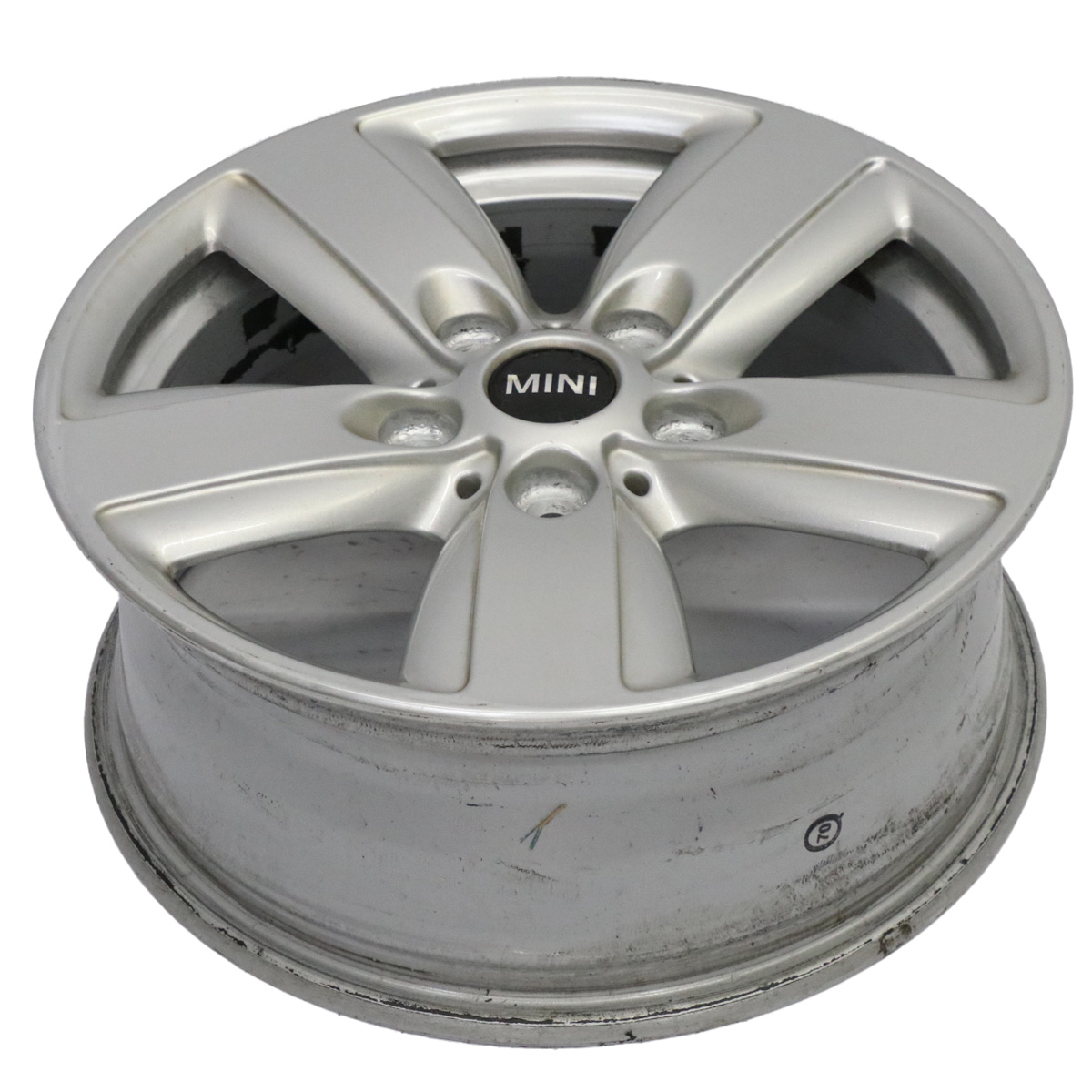 Mini R60 Silberne Leichtmetallfelge 16" 6,5J ET:46 5 Star Air Spoke 140 9811729