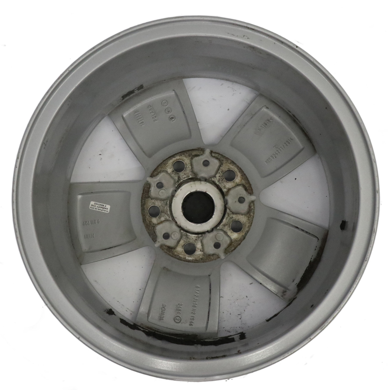 Mini R60 Silberne Leichtmetallfelge 16" 6,5J ET:46 5 Star Air Spoke 140 9811729