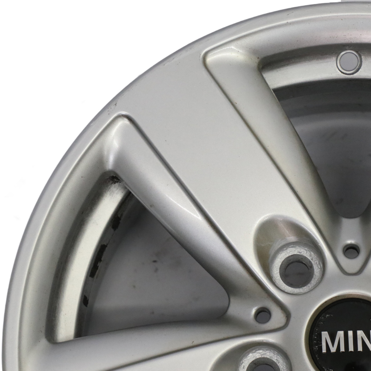 Mini R60 R61 Jante argentée alliage 16" 6,5J ET:46 5 Star Air Spoke 140 9811729