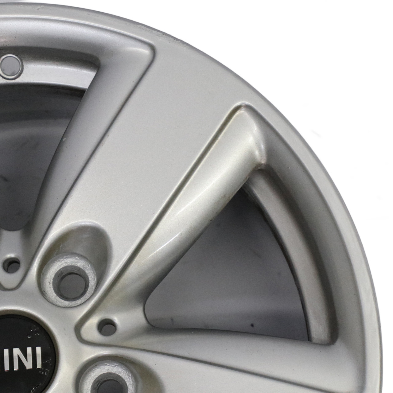 Mini R60 R61 Jante argentée alliage 16" 6,5J ET:46 5 Star Air Spoke 140 9811729