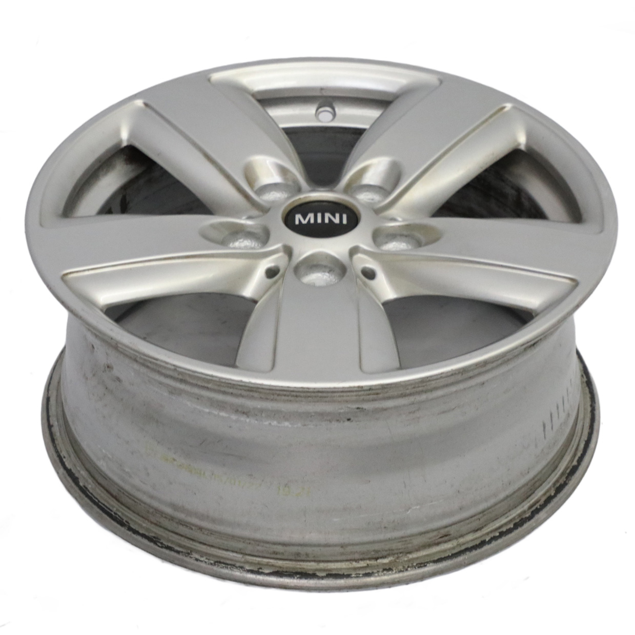 Mini R60 R61 Jante argentée alliage 16" 6,5J ET:46 5 Star Air Spoke 140 9811729