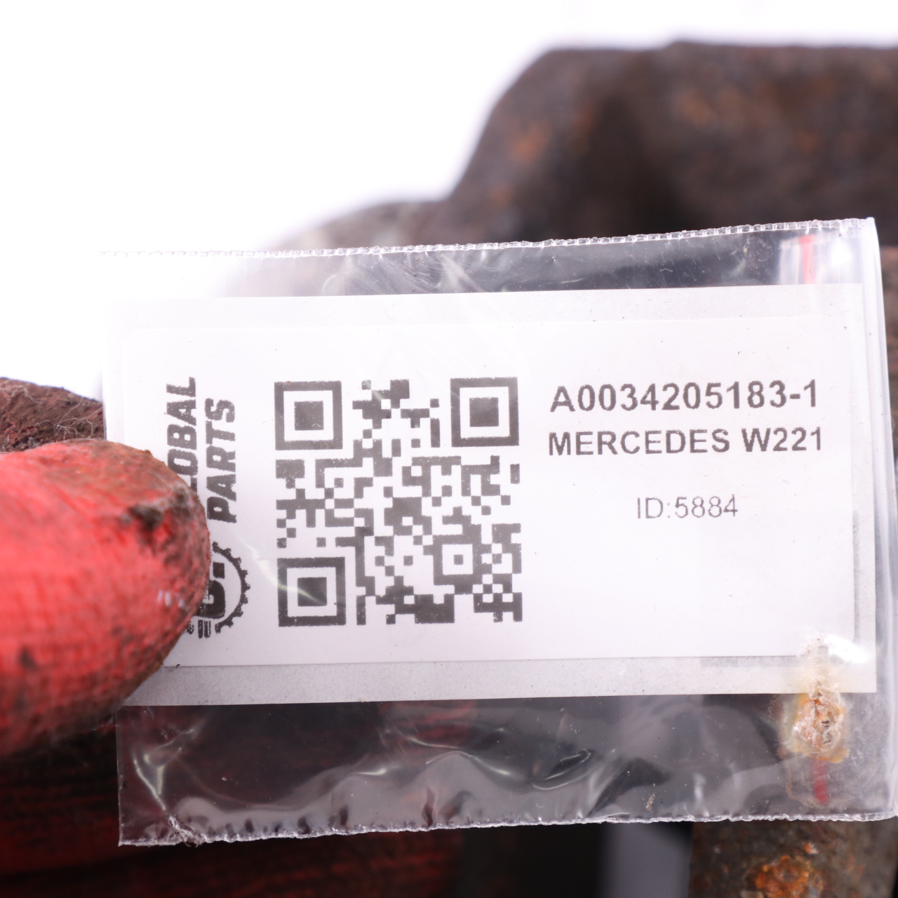 Mercedes W221 AMG OM642 Vorderrad Bremssattel Links Radeinheit A0034205183