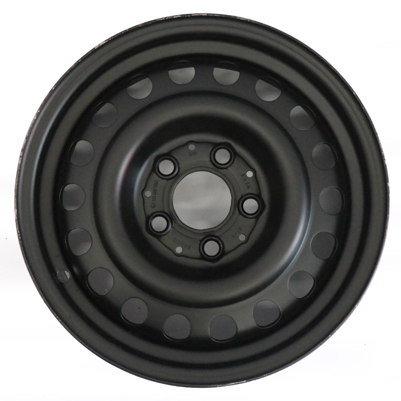 Mercedes W124 S124 Black Spare Wheel Rim Steel R15 6.5J A1244001002