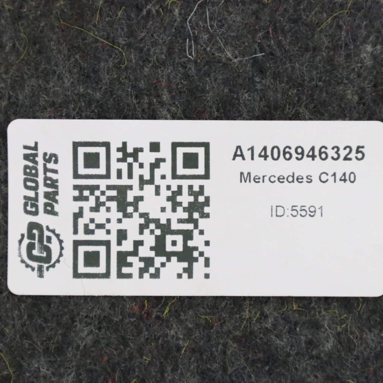 Mercedes C140 Koffer Raum Deckel Innen Verkleidung Schwarz A1406946325