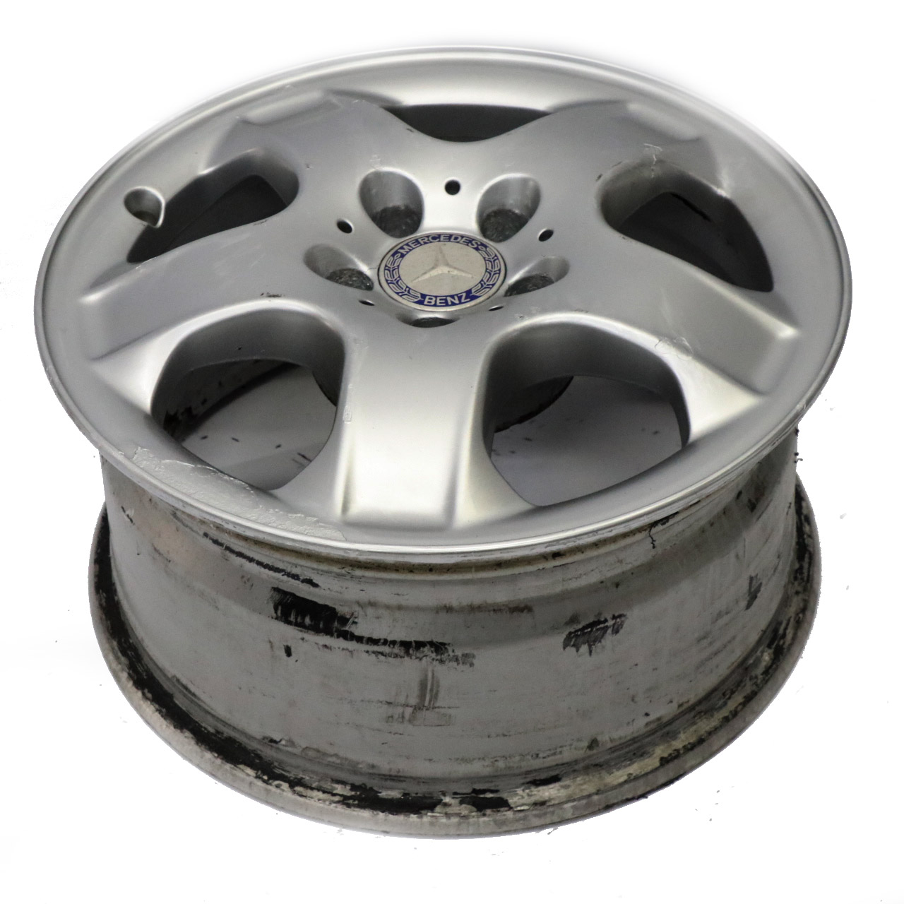 Mercedes ML W163 Silberne Leichtmetall felge 17" 8J ET:52 A1634012602