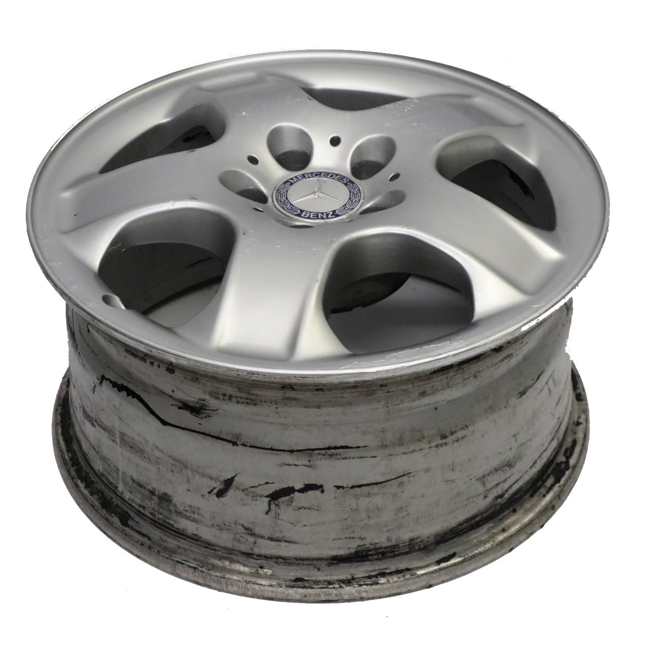 Mercedes ML W163 Silberne Leichtmetall felge 17" 8J ET:52 A1634012602