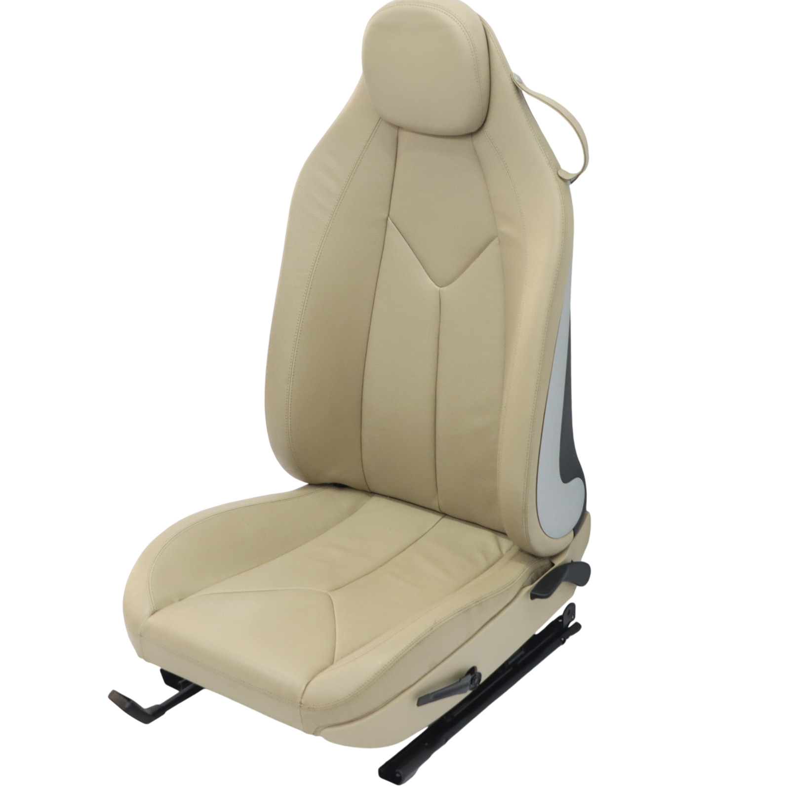 Vordersitz Mercedes R171 Links beheizt Leder Nappa Semi-Anilin Beige