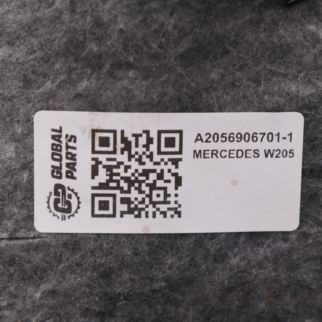 Mercedes W205 C Säule Abdeckung hinten rechts Panel Schwarz A2056906701