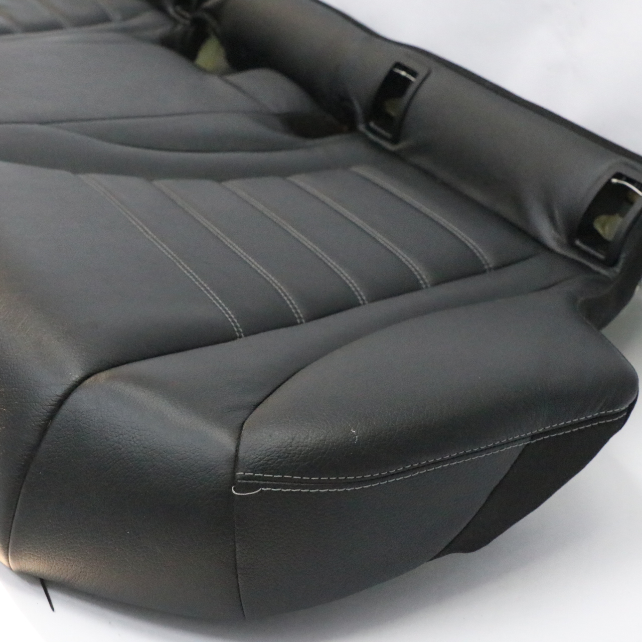 Mercedes W205 Rücksitzbank Couchverkleidung Trim Schwarz Kunstleder