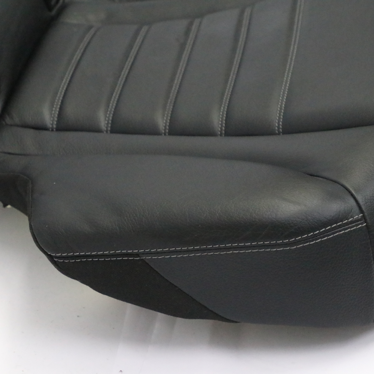 Mercedes W205 Rücksitzbank Couchverkleidung Trim Schwarz Kunstleder