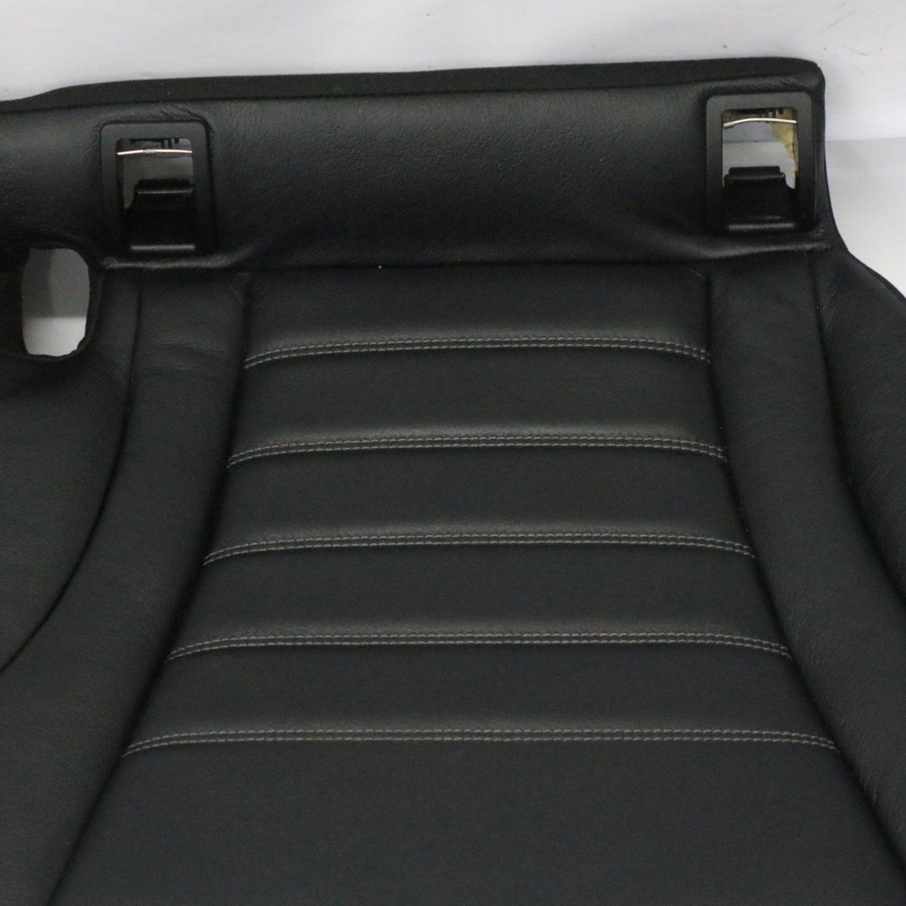 Mercedes W205 Rücksitzbank Couchverkleidung Trim Schwarz Kunstleder