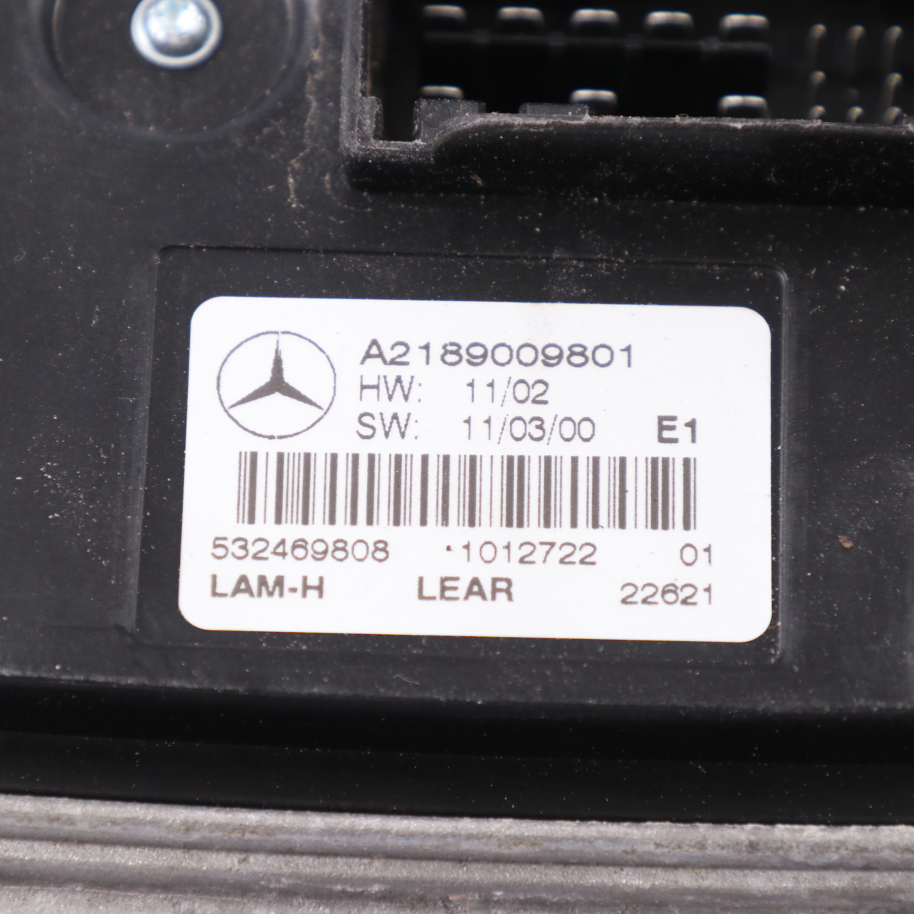 Mercedes CLS W218 Xenon Headlight Actuation Module Control Unit A2189009801