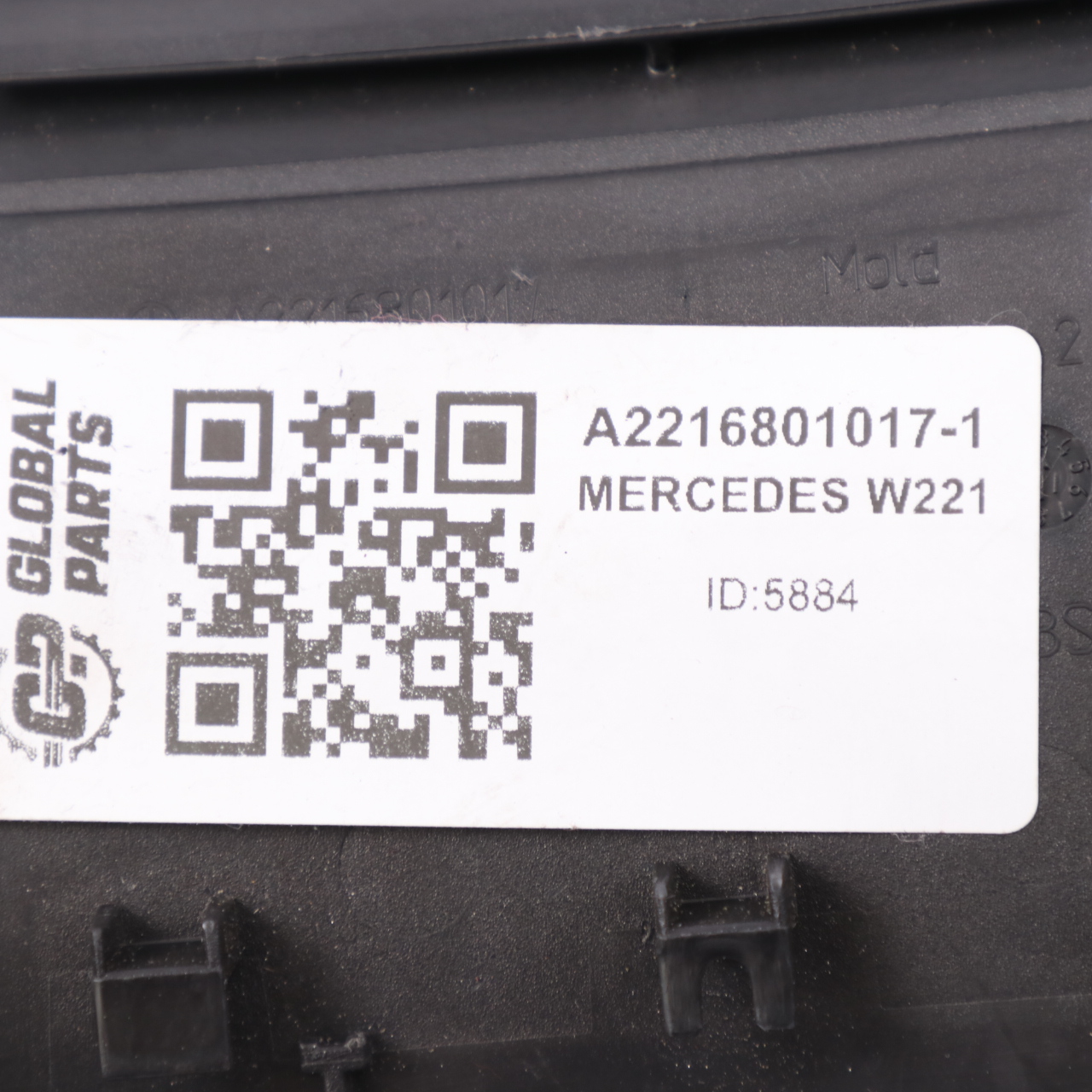 Mercedes W221 Aschenbecher Abdeckung Leichtere Mittelkonsole Grau A2216801017