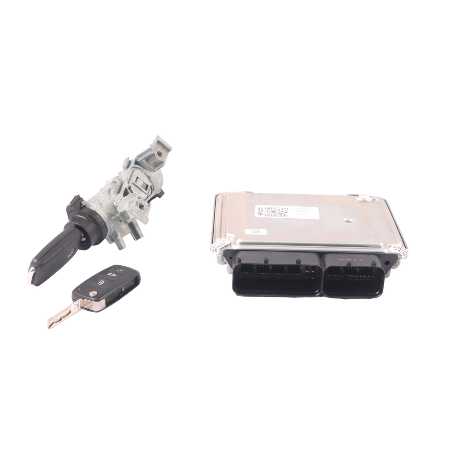 VW Volkswagen Touran 1T 1.4 TSI CAVC Motor ECU Kit Zündung 03C906027DA Schlüssel